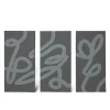 Cuadro Aros Neutro, Set de 3 Piezas