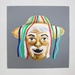 Cuadro Tradiciones, Ventana con 4 Máscaras