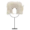 Escultura Collar Africano Plumas