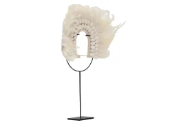 Escultura Collar Africano Plumas