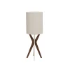 Lámpara De Mesa Cuatripie Plata