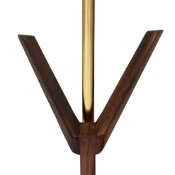 Lámpara De Mesa "Y" Nogal