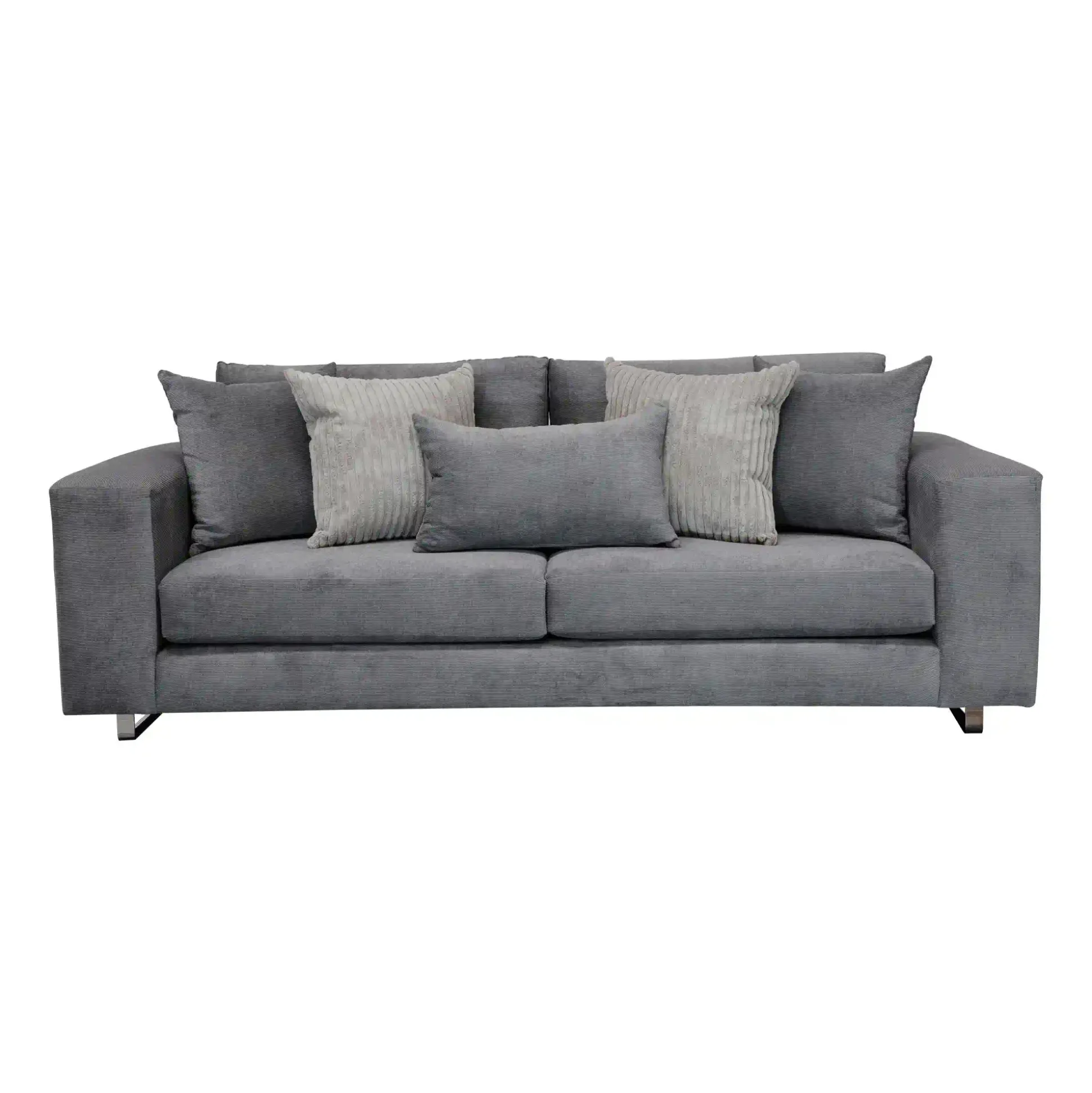 Love Seat Viena Charcoal