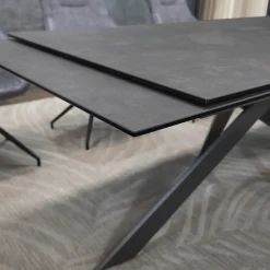 Mesa Con Extensión Westbourne + 6 Sillas Giratorias Westbourne