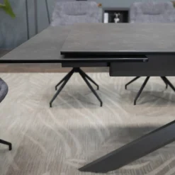 Mesa Con Extensión Westbourne + 6 Sillas Giratorias Westbourne