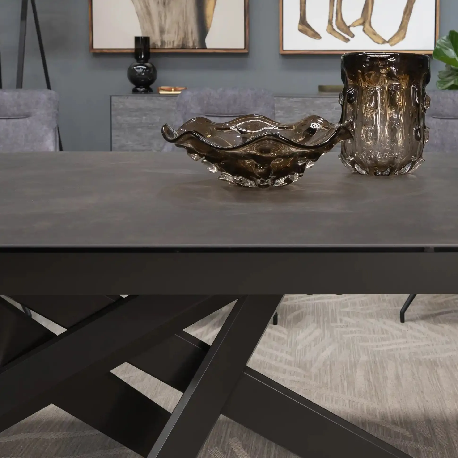 Mesa Con Extensión Westbourne + 6 Sillas Giratorias Westbourne