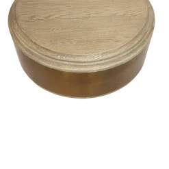 Mesa de Centro Marquee con Laton