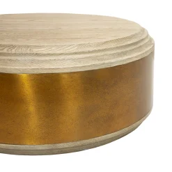 Mesa de Centro Marquee con Laton