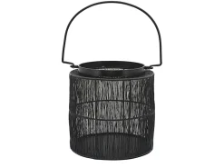 Porta Velas De Alambrón Yanet Negro