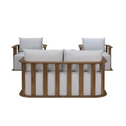 Set Love Seat Pallisad