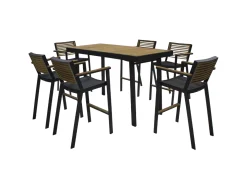 Set Mesa Bar+ 6 Bancos York