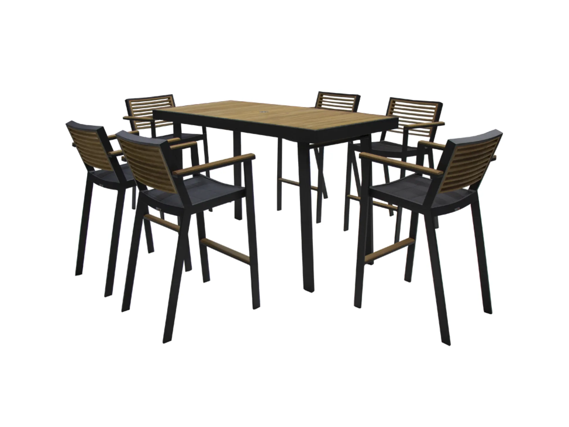 Set Mesa Bar+ 6 Bancos York
