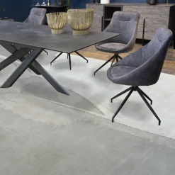 Set Mesa Con Extensión Westbourne + 8 Sillas Giratorias Westbourne