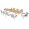 Set Mesa Extendible + 10 Sillas Santorini