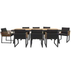 Set Mesa Rectangular + 8 Sillas York