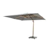 Sombrilla Siesta 3.0 M Wood-Look Charcoal
