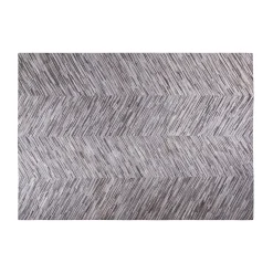 Tapete Cow Hide Fino Dark Grey