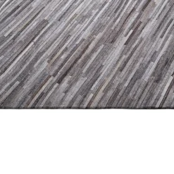 Tapete Cow Hide Fino Dark Grey