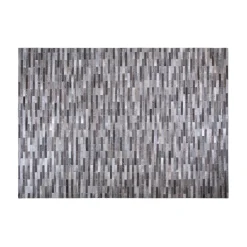 Tapete Cow Hide Rug Brick Dark Grey
