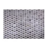 Tapete Cow Hide Rug Chain Lt Grey